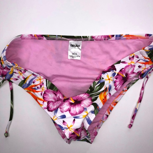 Mossimo Women's Large Purple Floral Bikini - Picture 6 of 6